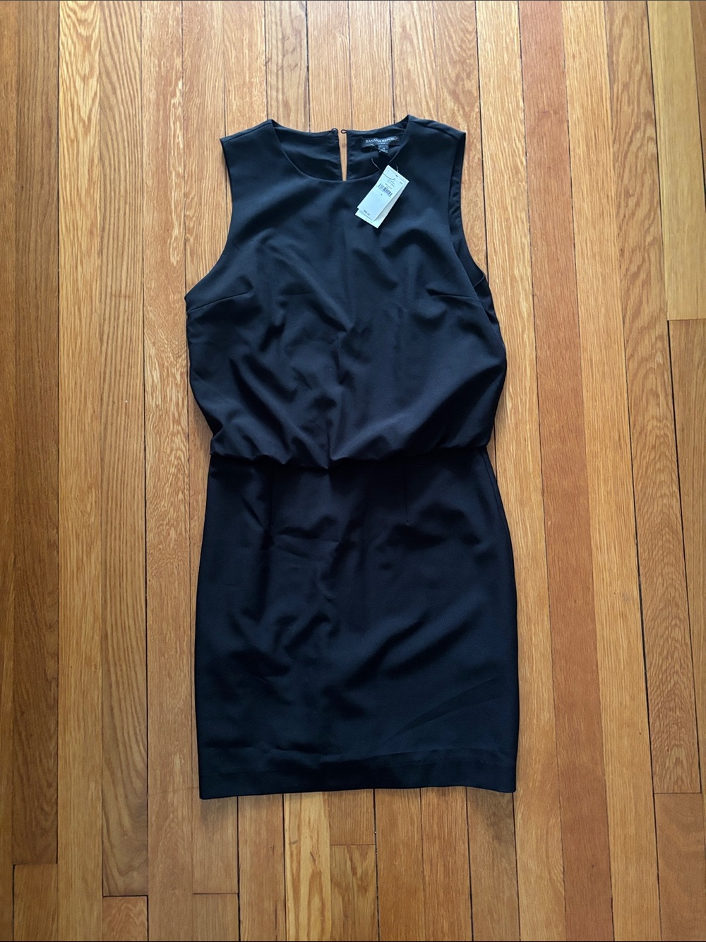 NWT Banana Republic Black Sleeveless Mini Dress